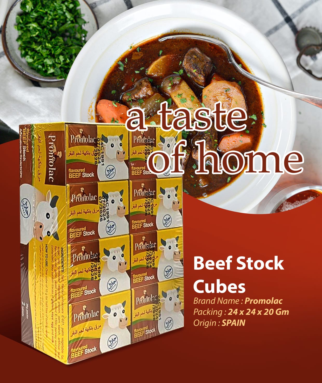 Beef Stock Cubes - Promolac